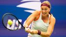 Petra Kvitová na US Open v zápase s Jessicou Pegulaovou