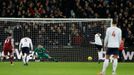 Soccer Football - Premier League - West Ham United v Liverpool - London Stadium, London, Britain - January 29, 2020   Liverpool's Mohamed Salah scores their first goal fr