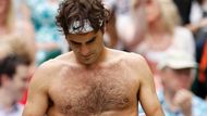 Roger Federer si snadno poradil Italem Fogninim ve třech setech.