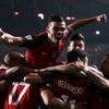 Portugalští fotbalisté slaví postup na MS 2018