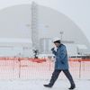Nový sarkofág, který zakryl čtvrtý reaktor Černobylu.