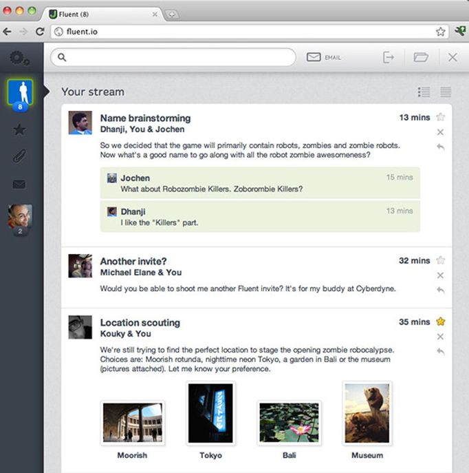 Fluent - nová e-mailová aplikace