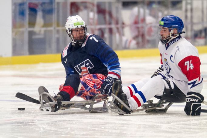 MS v parahokeji v Ostravě 2019, semifinále Česko - USA