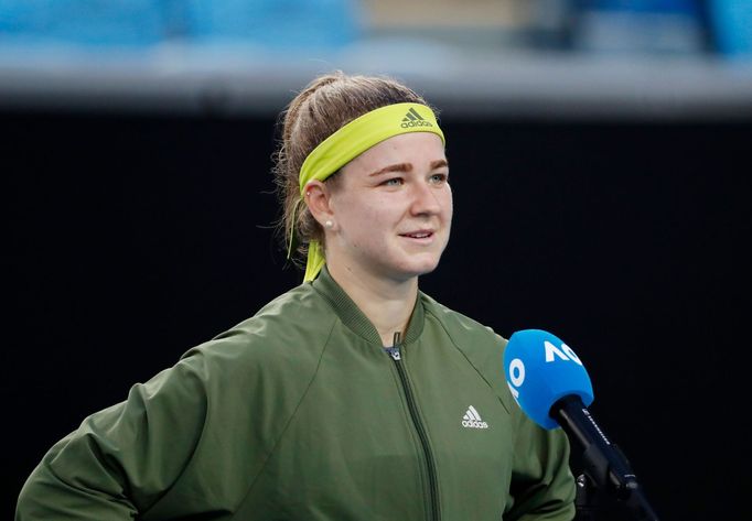 Australian Open 2021, osmifinále (Karolína Muchová)