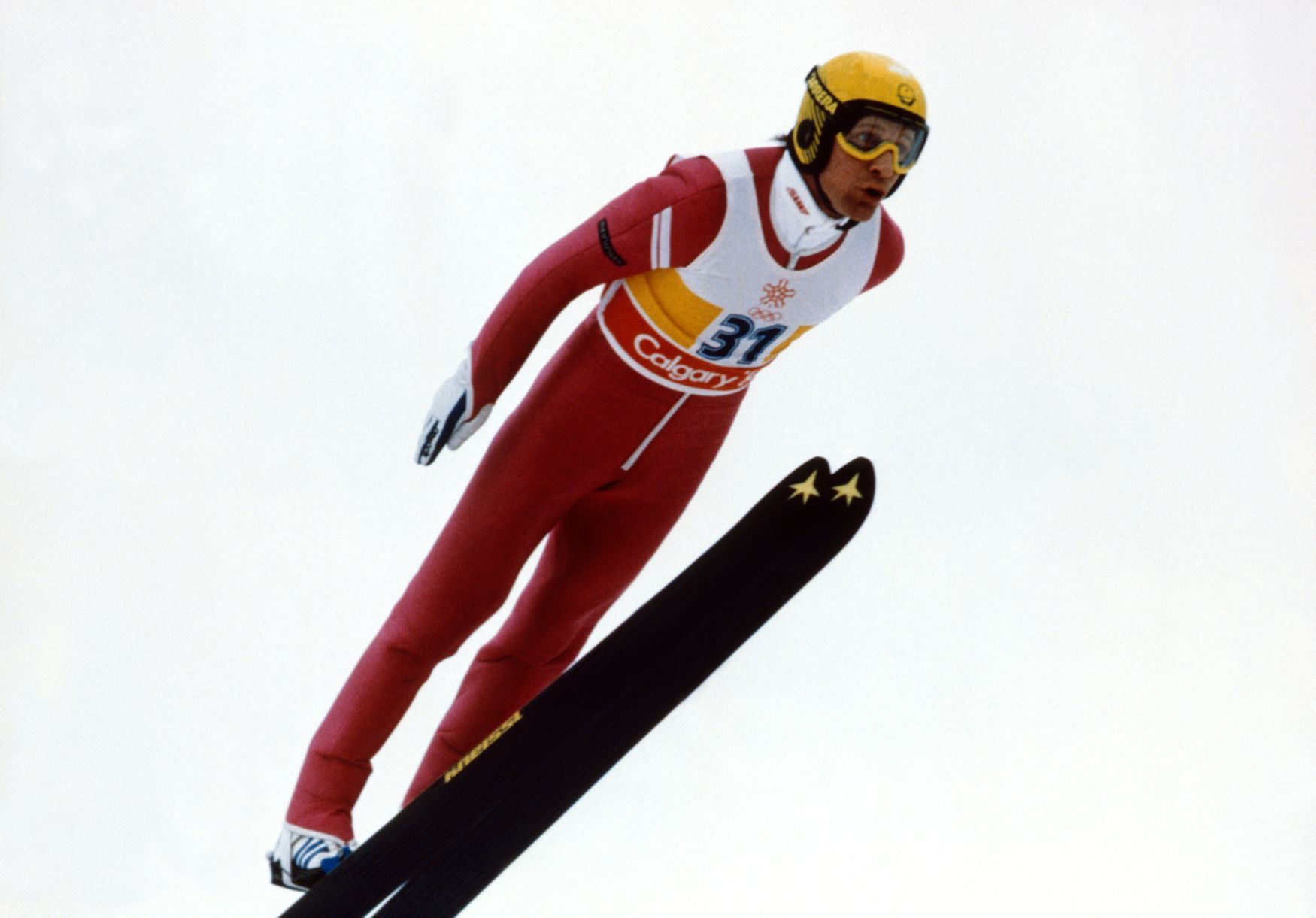 skoky na lyžích, OH 1988, Calgary, Pavel Ploc, stříbro