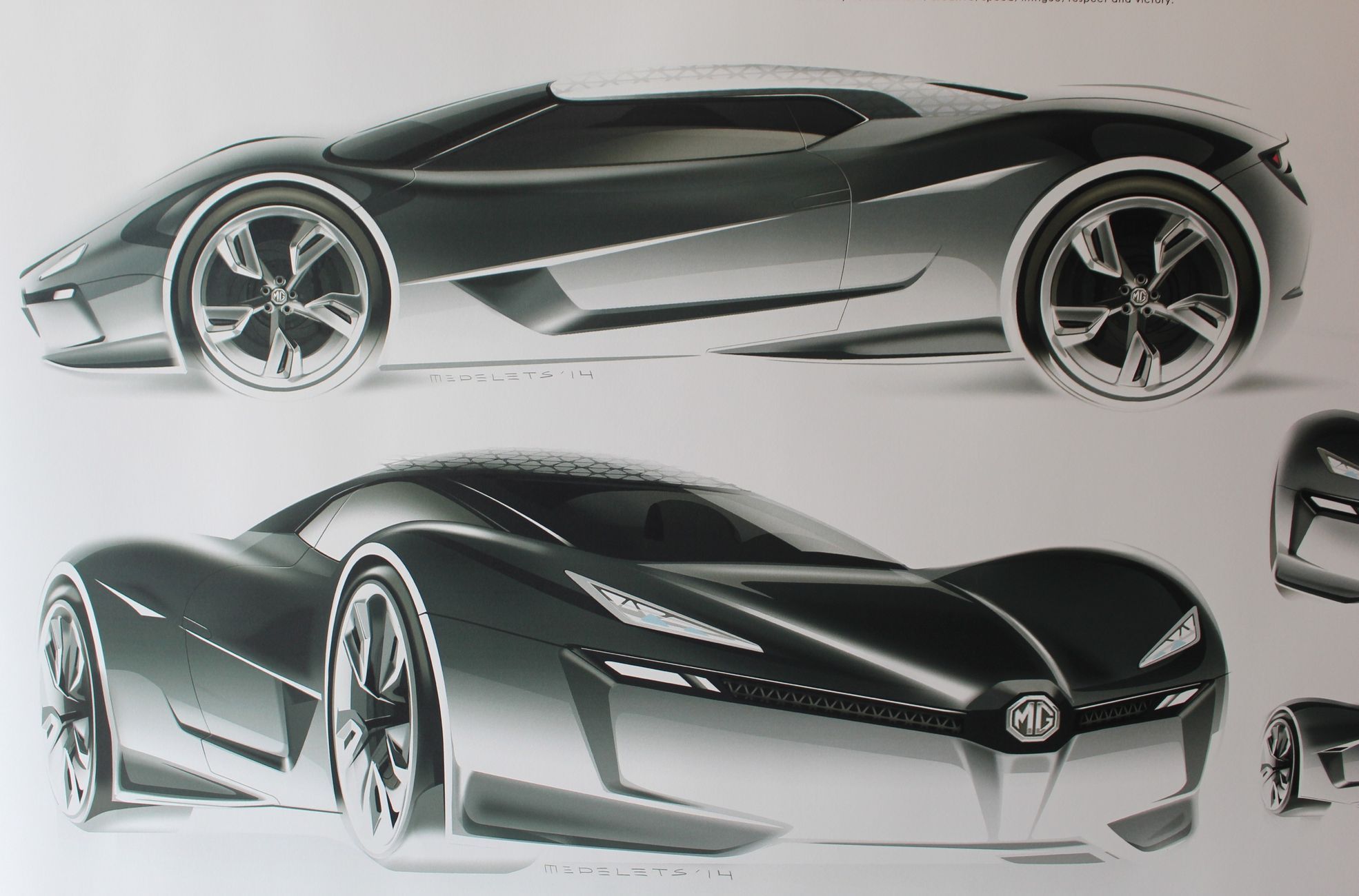 MG - Výstava studentského automobilového designu