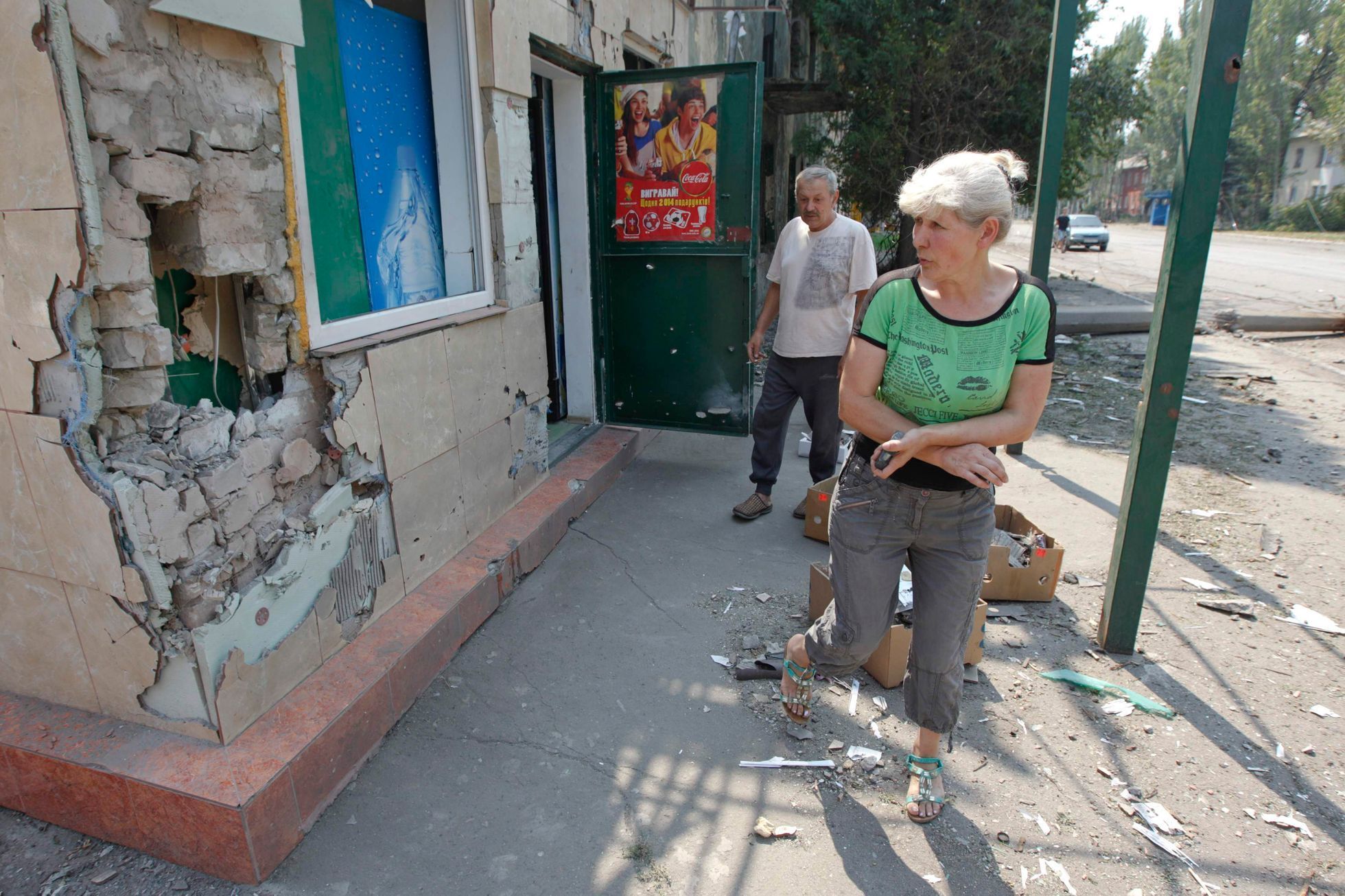 Vuhlehirsk – ukrajina  - rusko – separatisté – boj – válka