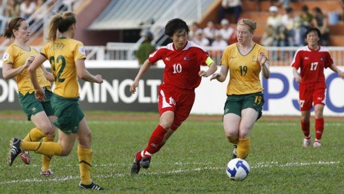 Semifinále Severní Korea vs. Austrálie dopadlo jednoznačně - 3:0.