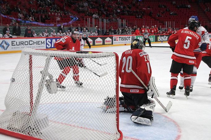 Hokej, MS 2013, Česko - Švýcarsko: Hudlerův gól na 1:2