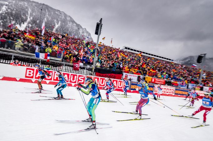 SP, Ruhpolding, štafeta Ž: start