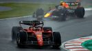 Charles Leclerc, Ferrari a Sergio Pérez, Red Bull ve VC Japonska F1 2022