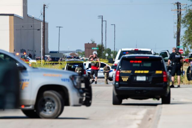 Texas střelba z auta policie