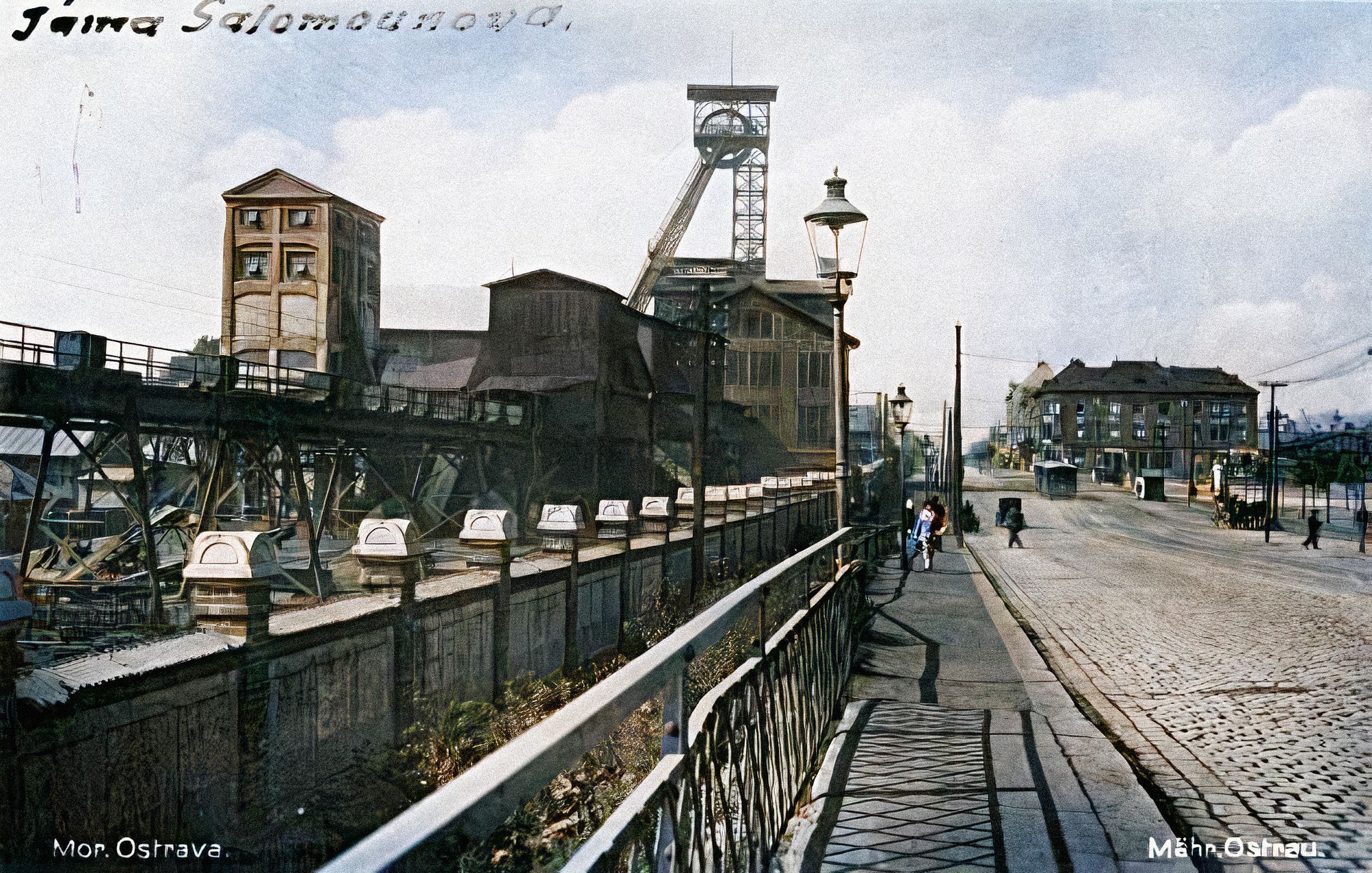 Ostrava, 100 let, obarvené fotografie, Domácí