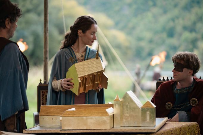 Hlavní roli Anežky České v televizní minisérii Anežka ztvárnila Eliška Křenková.