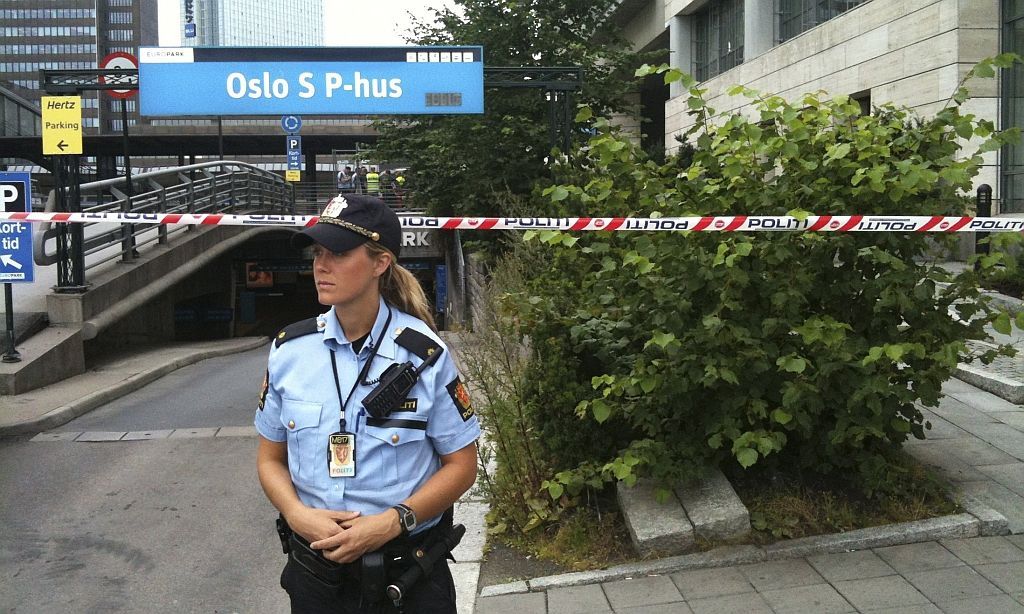 Evakuace nádraží v Oslo