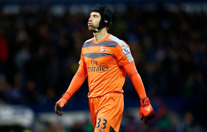 Petr Čech v dresu Arsenalu