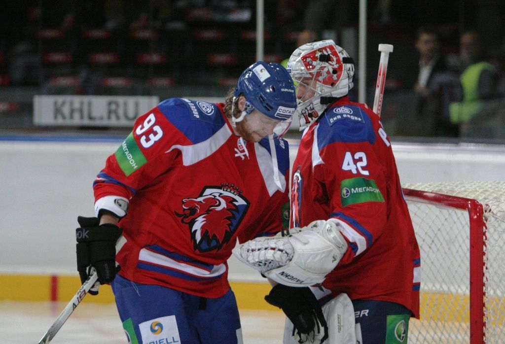 HC Lev Praha - Omsk: Jakub Voráček a Tomáš Pöpperle