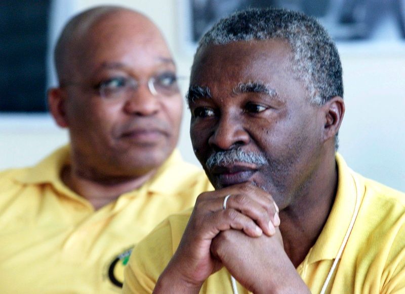 Thabo Mbeki a Jacob Zuma