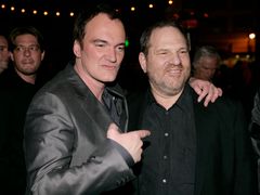 Quentin Tarantino a Harvey Weinstein.