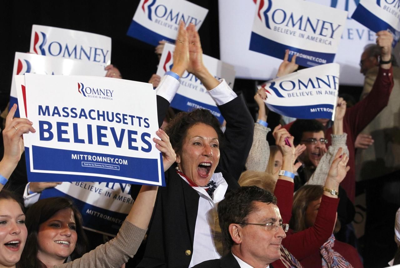 USA volby Mitt Romney