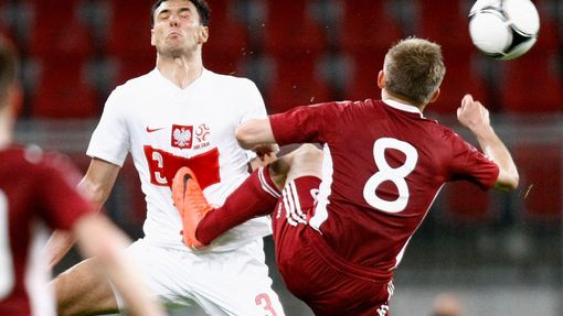 Přátelský fotbalový duel před EURO 2012 Polsko - Lotyšsko