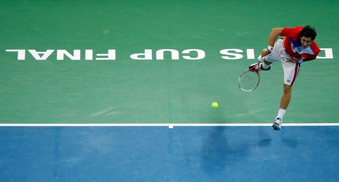 Davis Cup, finále Srbsko-ČR: Dušan Lajovič