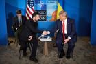 Trump po schůzce v Haagu popřel, že se Zelenským jednali o příměří s Ruskem