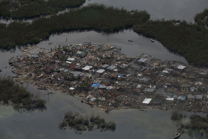 Následky hurikánu Matthew na Haiti.