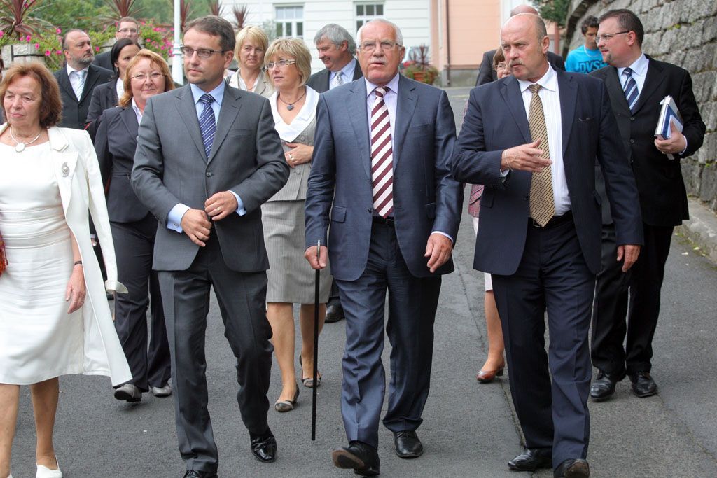 Václav Klaus na návštěvě v Karlovarském kraji
