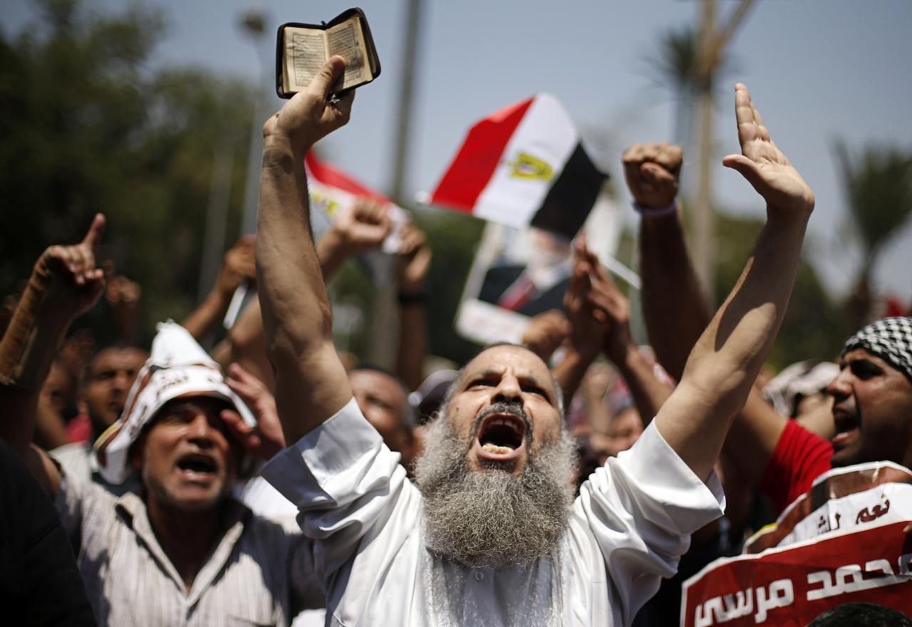 Egypt - demonstrace za Mursího