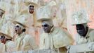 Revellers of the Unidos da Tijuca samba school participate in the annual carnival parade at Rio de Janeiro's Sambadrome, February 10, 2013. REUTERS/Sergio Moraes (BRAZIL - Tags: SOCIETY) Published: Úno. 11, 2013, 3:31 dop.