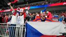 Čeští fanoušci na zápase Česko - Slovensko na MS 2023