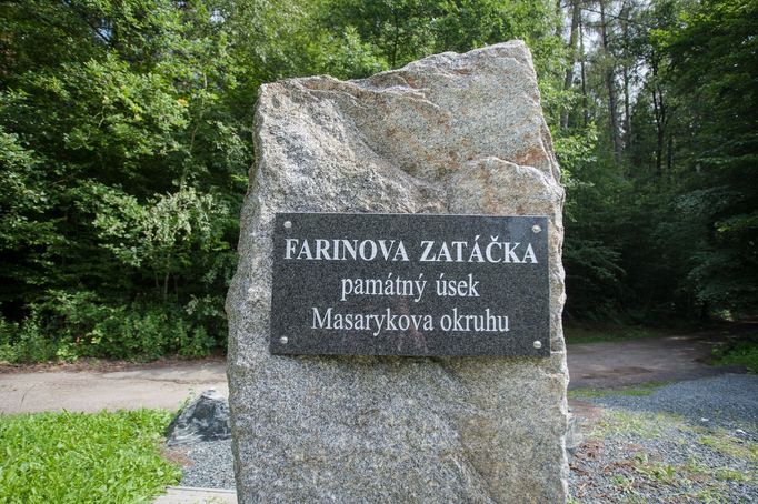 Původní Masarykův okruh - Farinova zatáčka