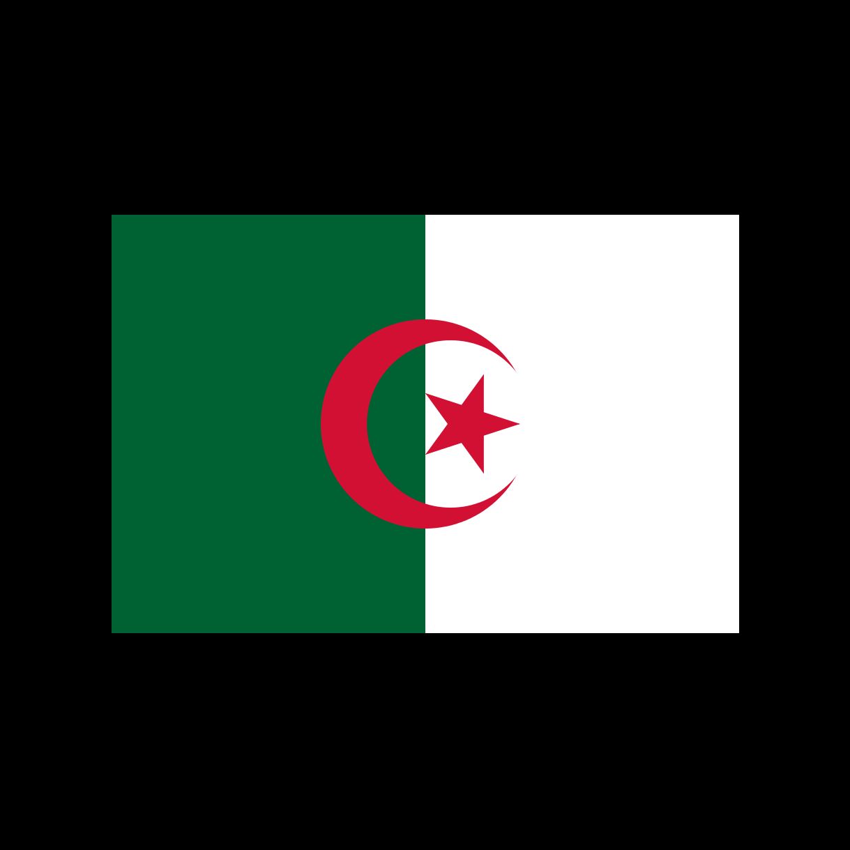 Vlajka Alžírska - sport