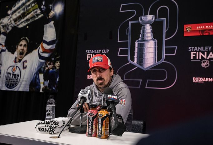 Brad Marchand před finále Stanley Cupu 2025