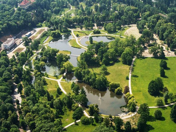 Park Stromovka v Praze-Bubenči