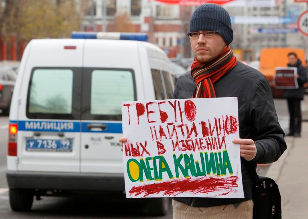 Oleg Kašin, zbitý ruský novinář