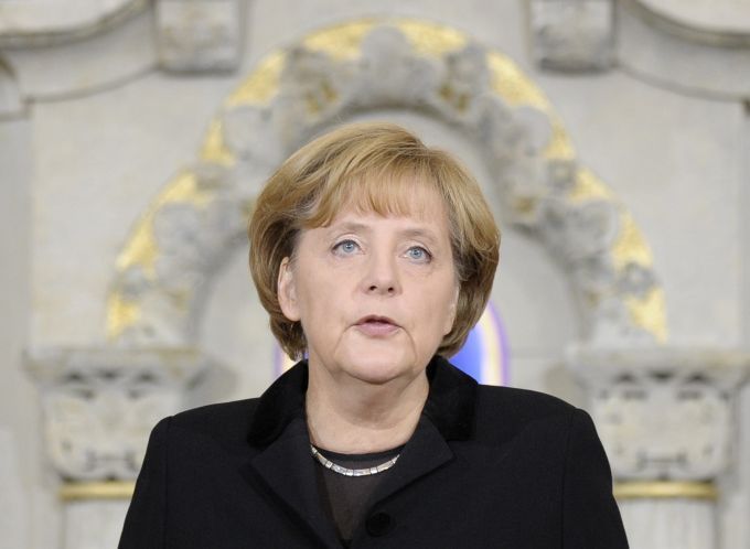 Německá kancléřka hovoří v hlavní berlínské synagoze na při 70. výročí křišťálové noci