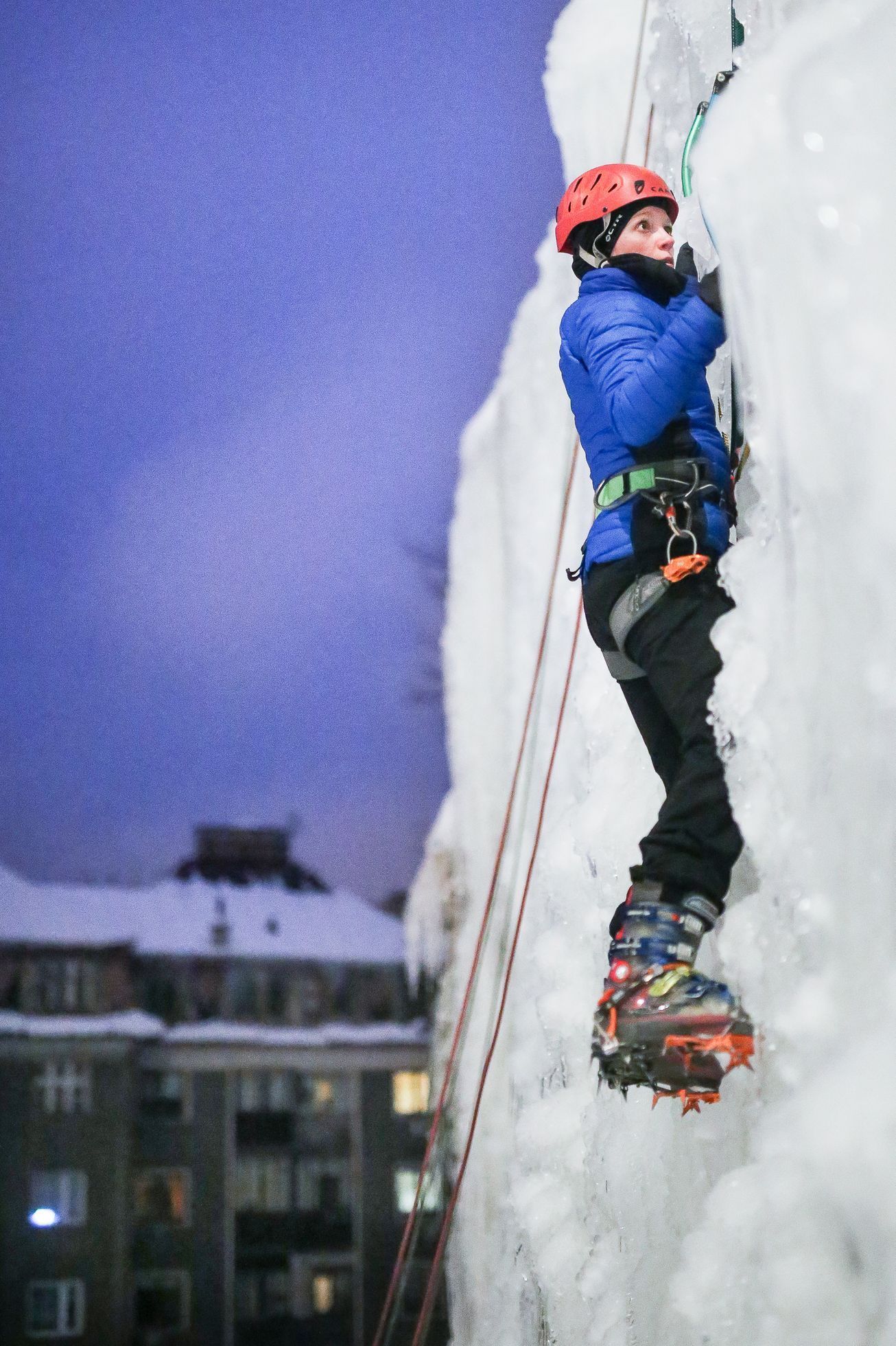 Umělá ledová stěna v Liberci