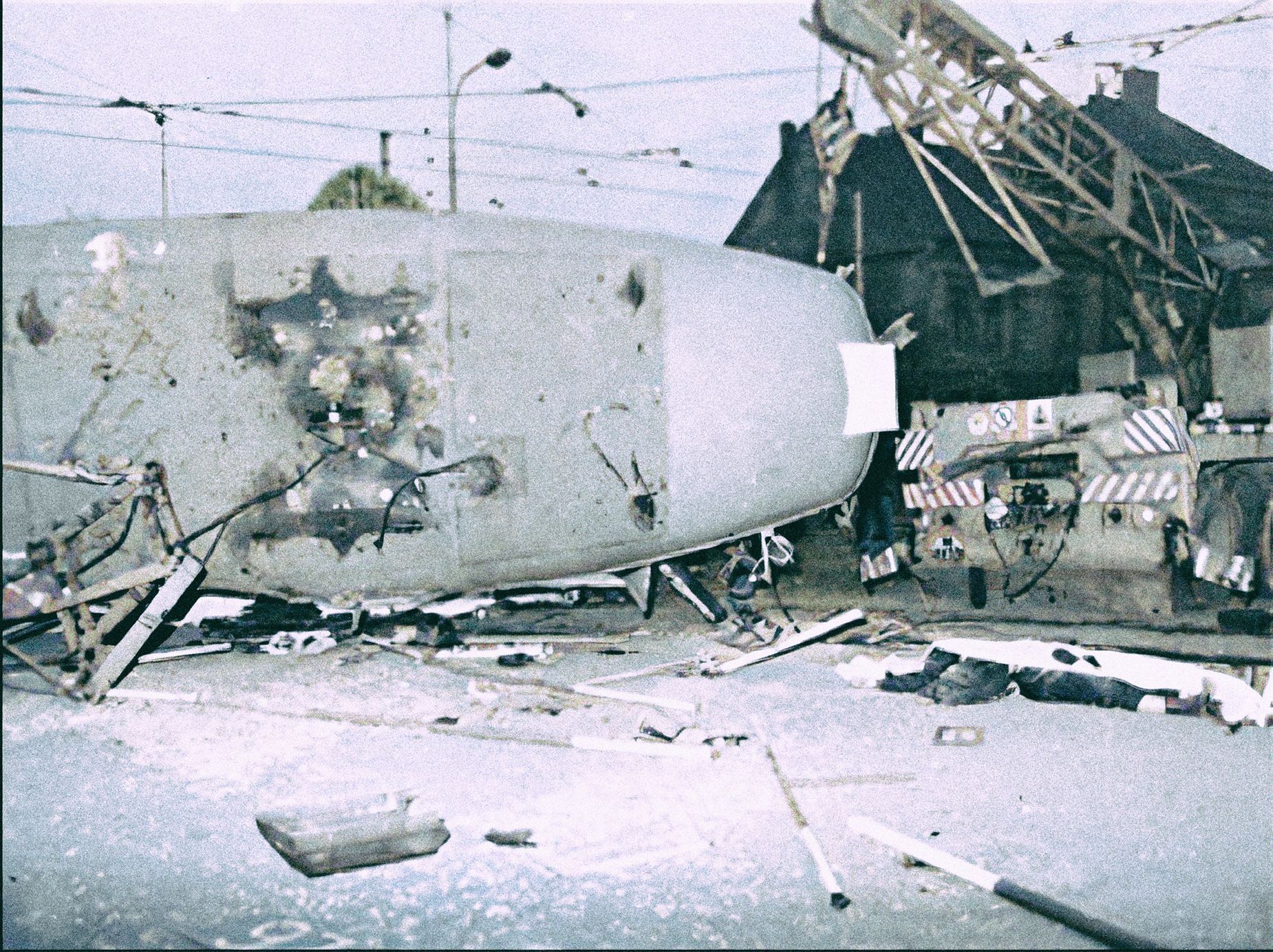Fotogalerie / Největší tragédie pražské MHD. Tramvajová nehoda na Špejcharu 1982