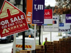 Řada domů na prodej v jižním Londýně