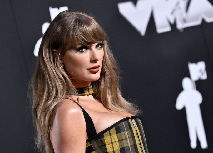 Zpěvačka Taylor Swift na cenách MTV Video Music Awards.