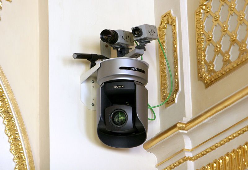 Nové kamery v poslanecké sněmovně