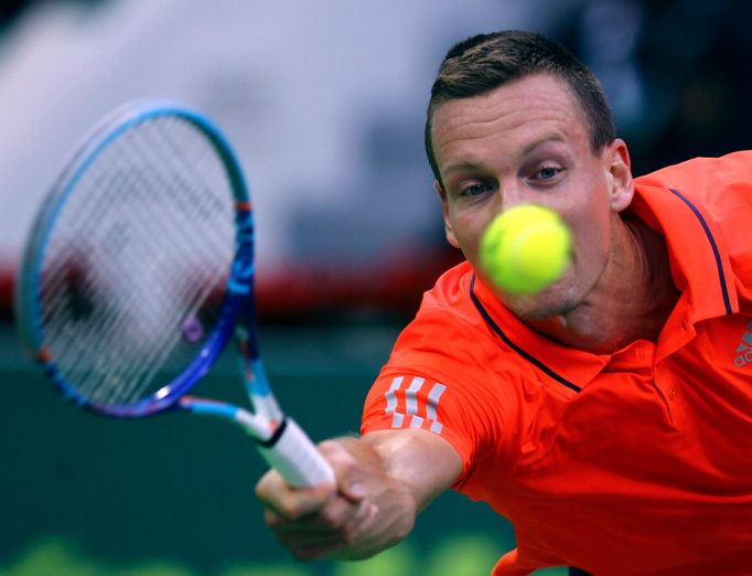 Tomáš Berdych na turnaji v Dauhá 2016