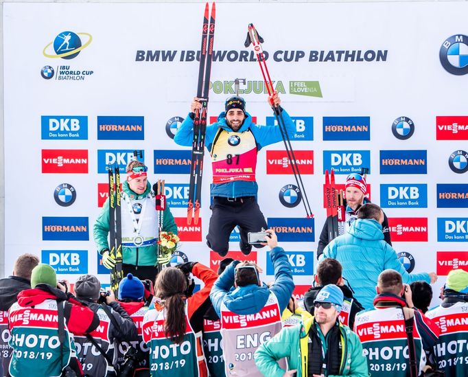 biatlon, SP 2018/2019, Pokljuka, vytrvalostní závod mužů, Martin Fourcade