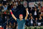 Švýcar Roger Federer porazil v Dubaji i třetího českého hráče. Po Štěpánkovi, Rosolovi zdolal i Berdycha.