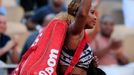 Tennis - French Open - Roland Garros, Paris, France - June 1, 2019. Serena Williams of the U.S. leaves the court after losing her third round match against Sofia Kenin of