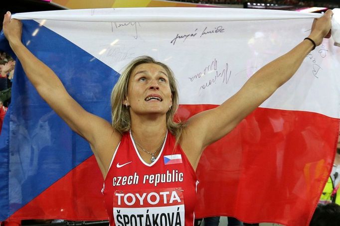 Barbora Špotáková na MS v Londýně 2017, zlatá medaile