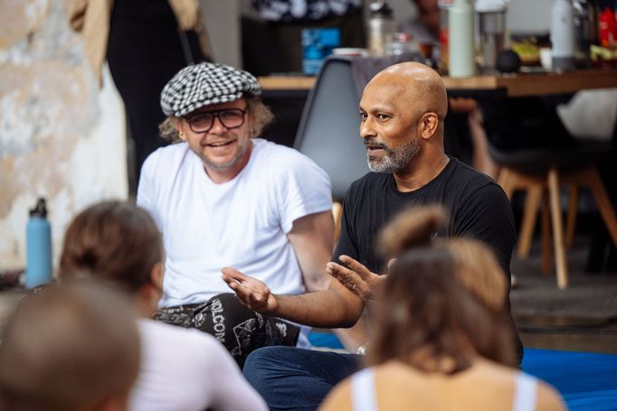 Workshop Cirku La Putyka s Akramem Khanem na pražských Jatkách78.