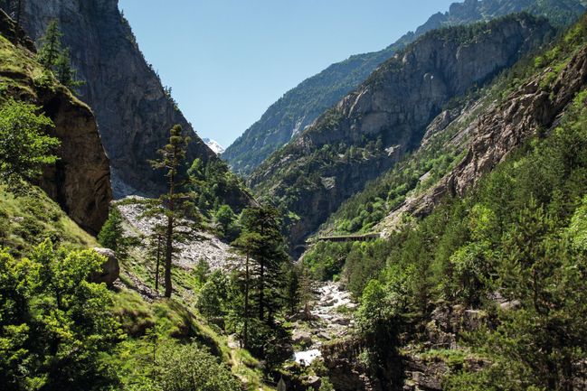 Pěší stezka Stockalperweg po trase Via Stockalper na Simplonském průsmyku